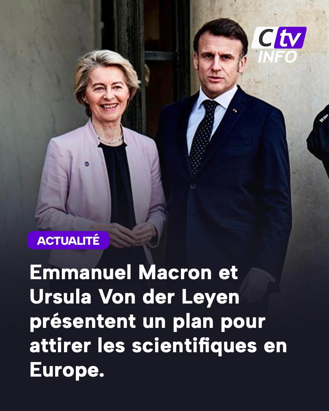 Le président français Emmanuel Macron et la présidente de la Commission européenne Ursula von der Leyen au palais de l'Elysée le 17 février 2025, lors d'une réunion informelle sur la situation en Ukraine et les questions de sécurité en Europe. Credit: LE PICTORIUM/Alamy Live News